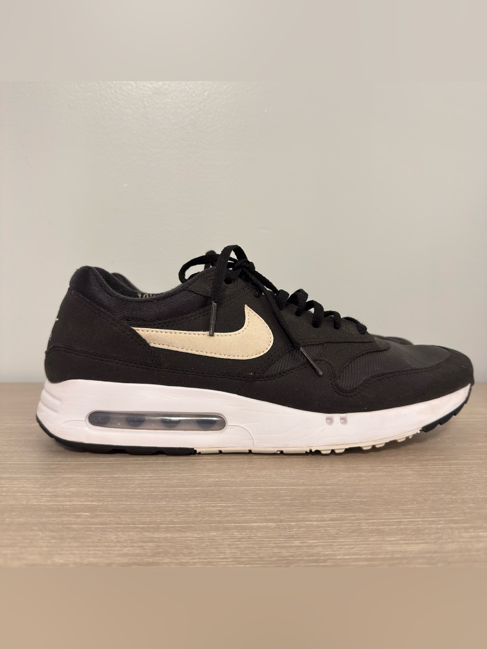 Nike Air Max Black Golf Shoes Size 10.5